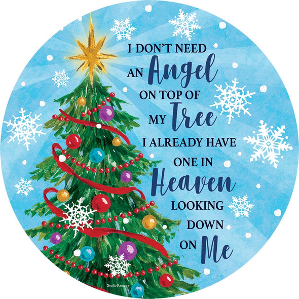 ANGEL TREE ACCENT MAGNET