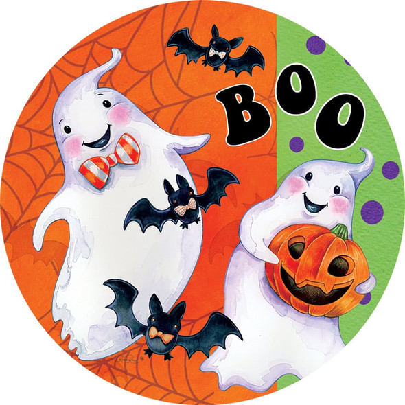 HALLOWEEN GHOSTS ACCENT MAGNET