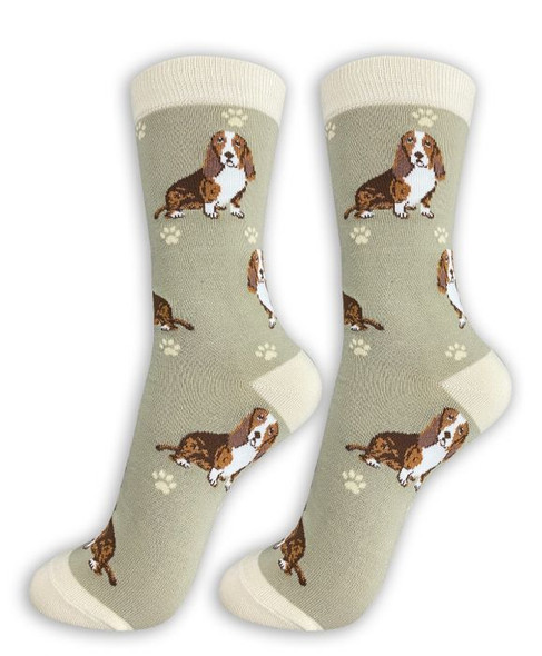 BASSET HOUND SOCKS FULL BODY DOG