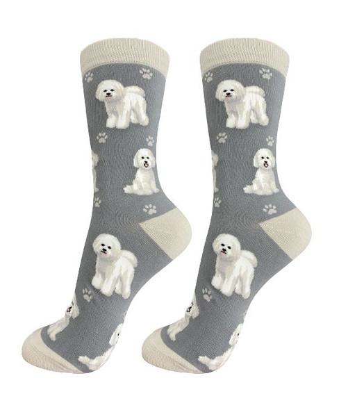 E&S Pets Full Body White Poodle Socks
