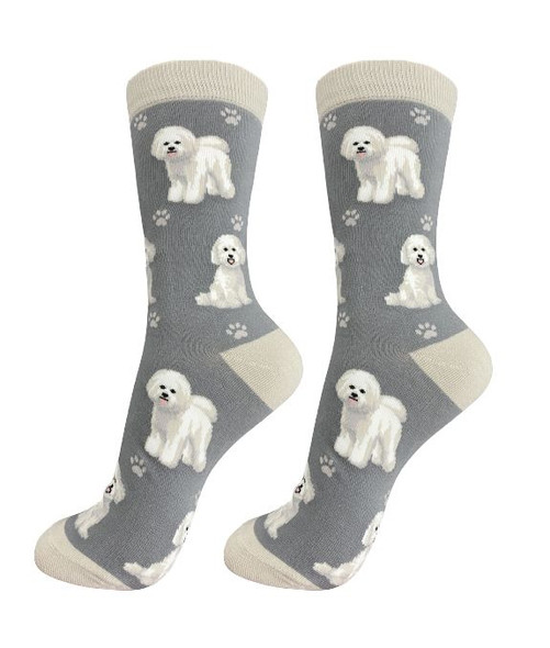 BICHON FRISE SOCKS FULL BODY DOG