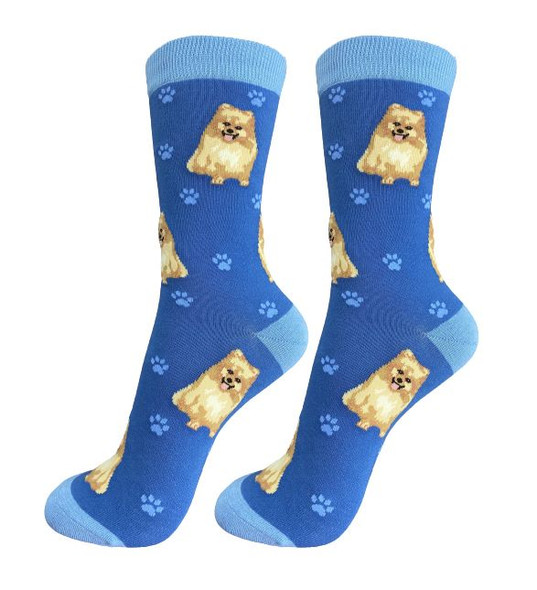 POMERANIAN SOCKS FULL BODY DOG