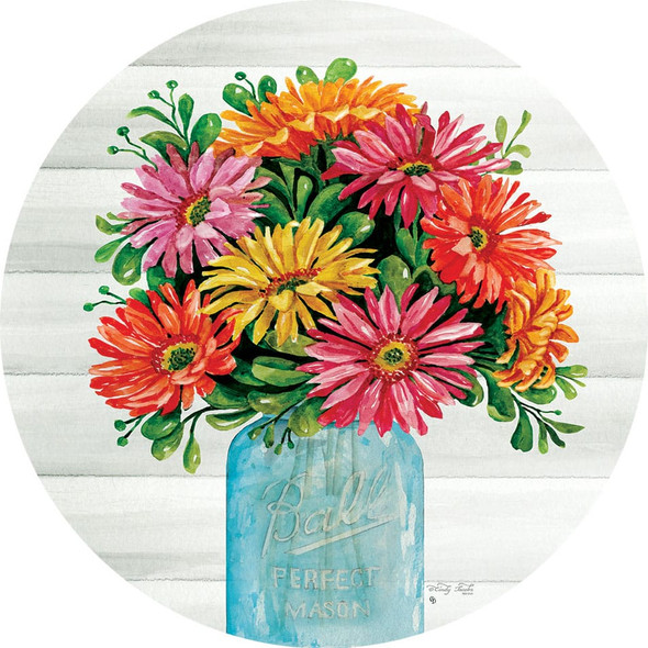 GERBERA JAR ACCENT MAGNET