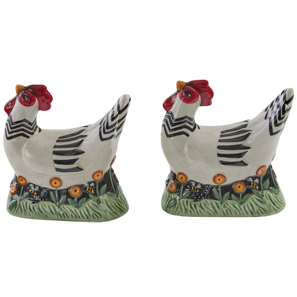 MY LITTLE WHITE HEN SALT & PEPPER SET