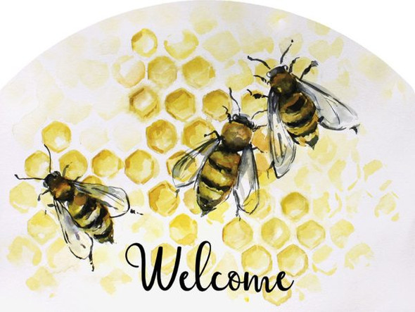 HONEY BEES LARGE SLIDER PLAQUE