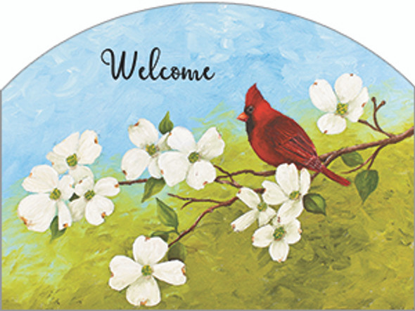 CARDINAL DOGWOOD LARGE SLIDER PLAQUE