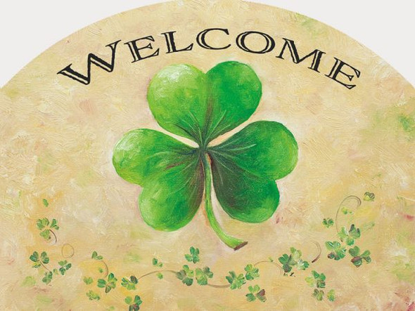 NEW SHAMROCK LARGE SLIDER PLAQUE