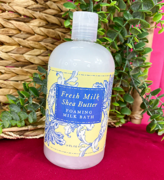 FRESH MILK & SHEA BUTTER FOAMING BATH 16-fl-oz