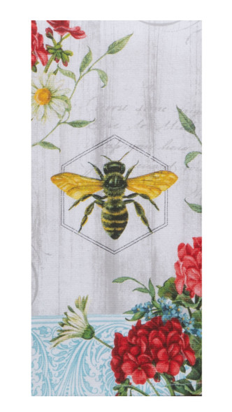 BLOSSOMS AND BEES DUAL PURPOSE TOWEL