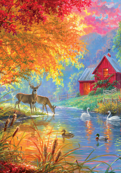 Autumn Wildlife-Flag