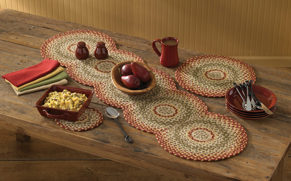 MILL VILLAGE BRAIDED PLACEMAT SETTING