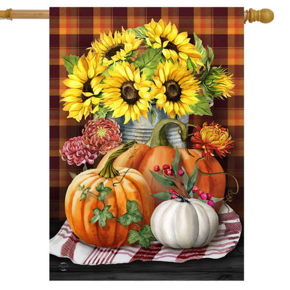 Autumn Arrangement House Flag
