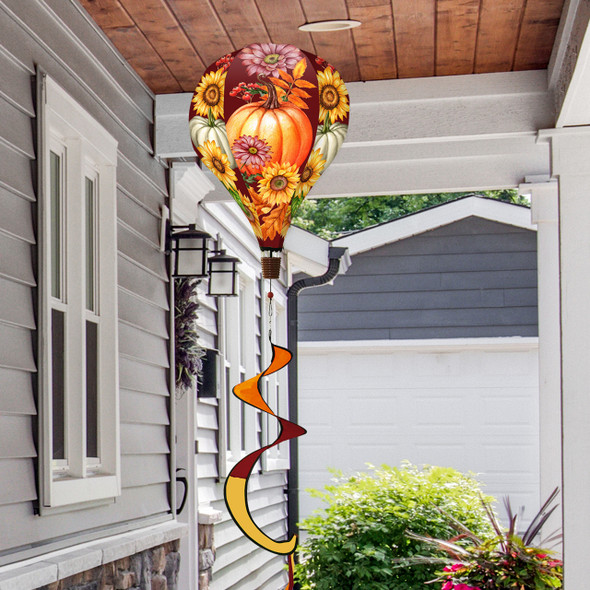FALL BEAUTY HOT AIR BALLOON  WIND TWISTER