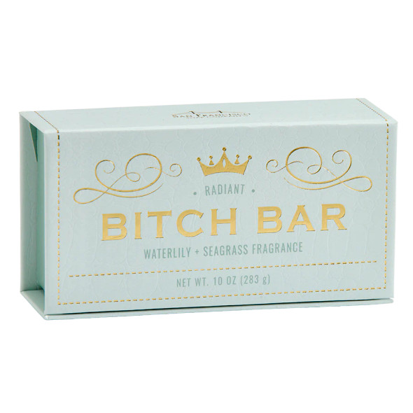 B*TCH BAR WATERLILY & SEAGRASS SCENTED BAR SOAP