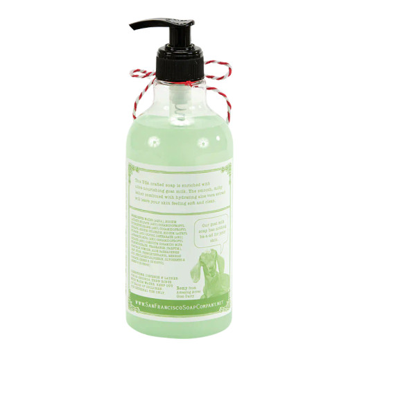 CLEAN & CAPRINE JABARA FRUIT W/ ALOE EXTRACT GOAT MILK LIQUID HAND SOAP back