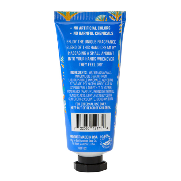BOTANICAL LOTUS & SHEA BUTTER SCENTED HAND CREAM back