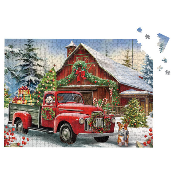 COUNTRY CHRISTMAS PUZZLE