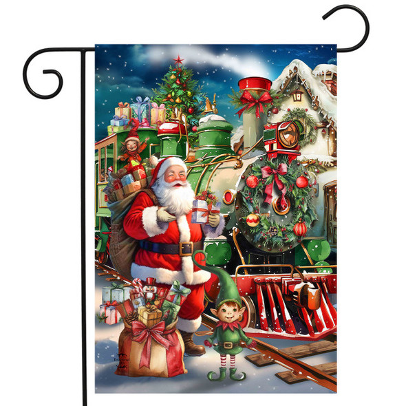 HOLIDAY EXPRESS GARDEN FLAG