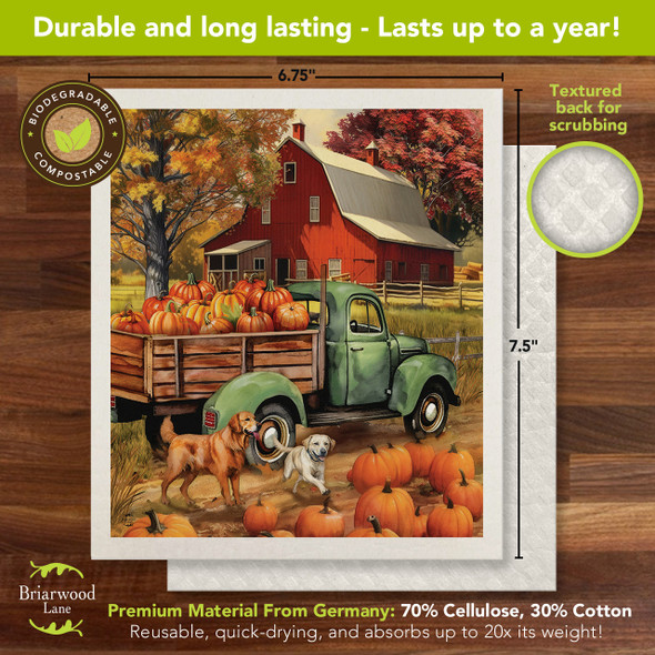 AUTUMN FARM SWEDISH DISHCLOTH