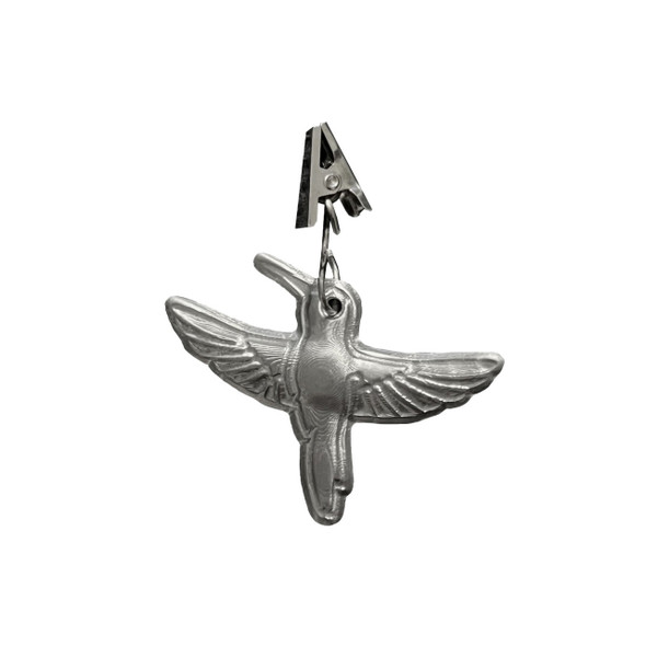 METAL HUMMINGBIRD GARDEN FLAG WEIGHT