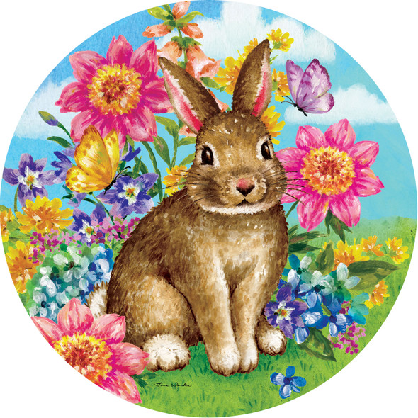 BROWN BUNNY ACCENT MAGNET 153054-5810MG