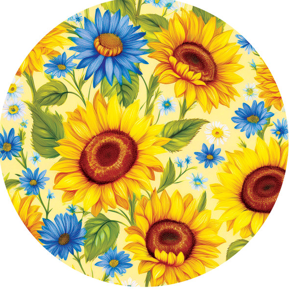 SUNFLOWERS AND DAISIES ACCENT MAGNET 153045-5821MG