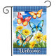 BUTTERFLY GARDEN GARDEN FLAG