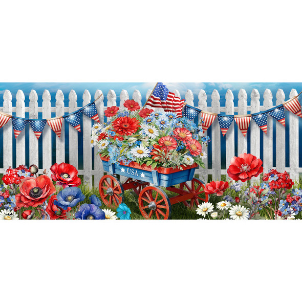 PATRIOTIC WAGON MINI MAT