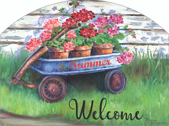  WAGON SUMMER SMALL SLIDER PLAQUE