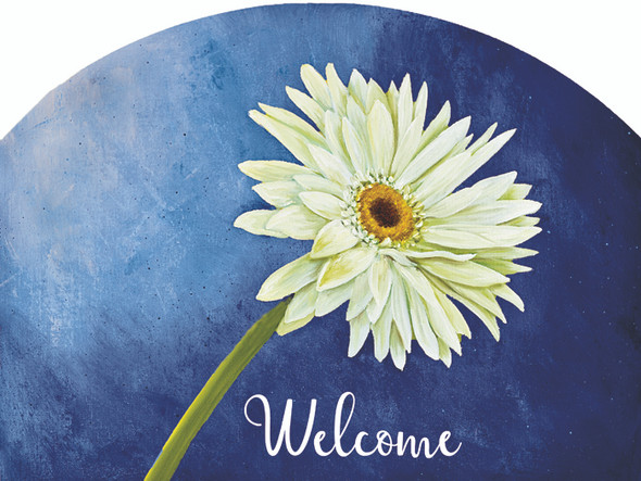 GERBER WHITE ON NAVY LARGE SLIDER