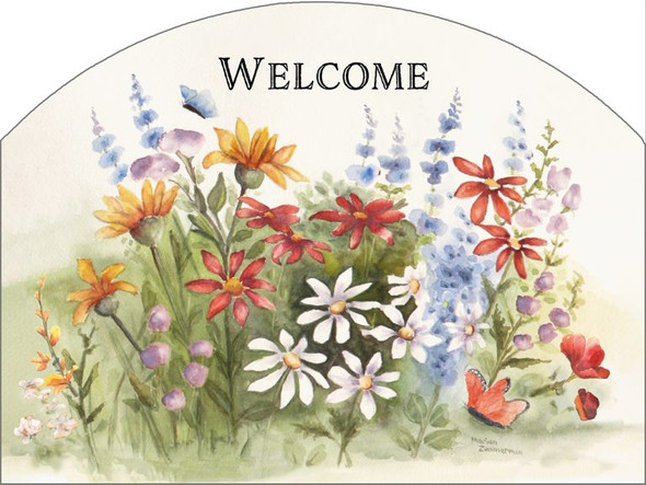 WILDFLOWERS LARGE SLIDER PLAQUE