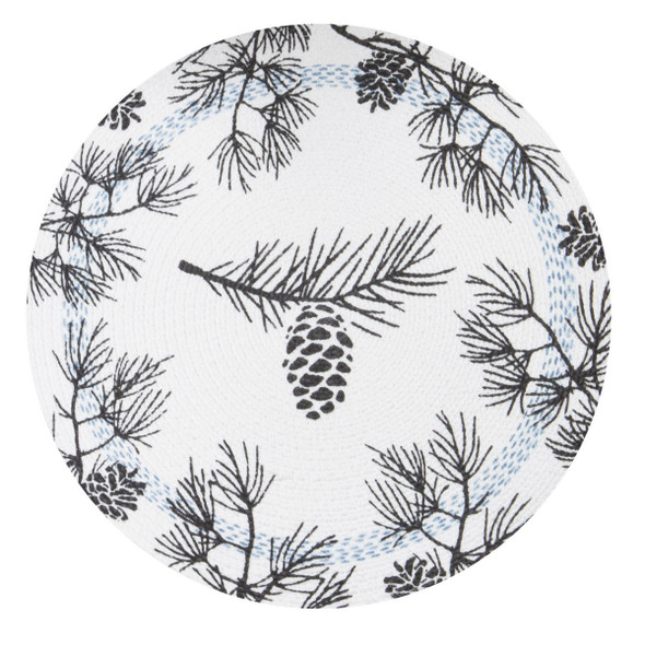 WILDWOODS LODGE BRAIDED PLACEMAT