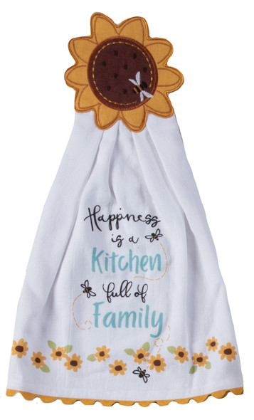 SUNFLOWER HANG-UPS KITCHEN TOWEL