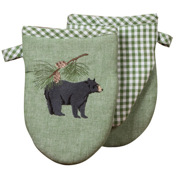 PINECONE BEAR GRABBER MITT