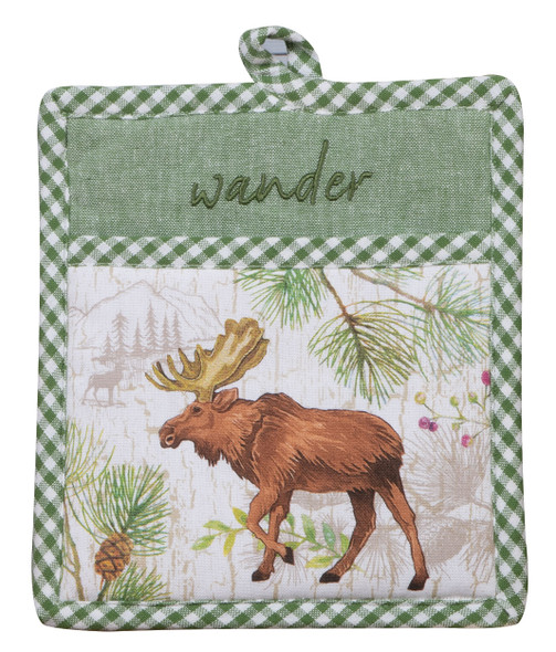 PINECONE MOOSE POCKET MITT