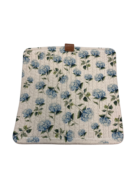 8" HYDRANGEA SQUARE HOT PAD PDQP015