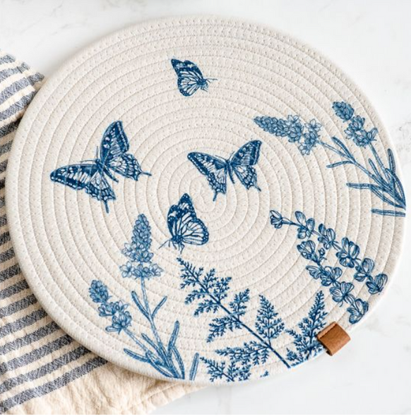 13" BUTTERFLY ROUND PLACEMAT