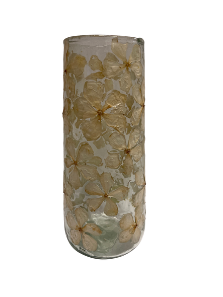8" DRIED FLORAL VASE