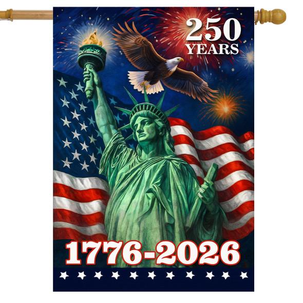 AMERICA 250 HOUSE FLAG - H02831