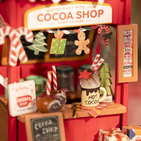 DIY MINIATURE HOUSE KIT - COCOA SHOP