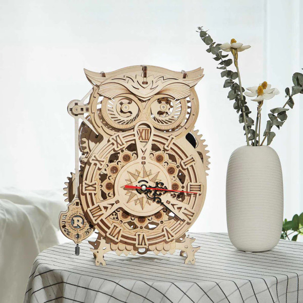 DIY MECHANICAL TIME-OWL CLOCK