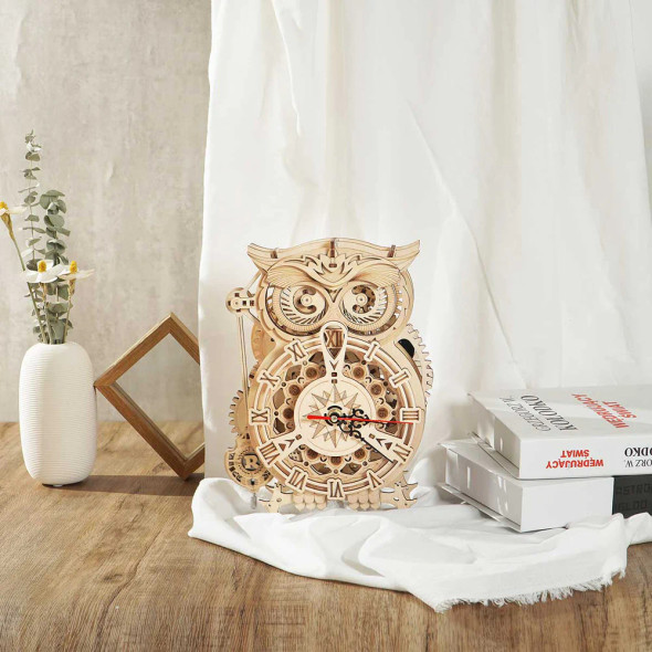 DIY MECHANICAL TIME-OWL CLOCK