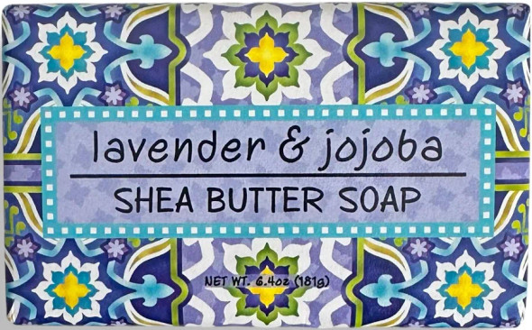 LAVENDER JOJOBA FRUIT SHEA BUTTER SOAP 6.4OZ