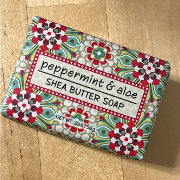 PEPPERMINT & ALOE GARDEN WRAP SOAP 2 OZ
