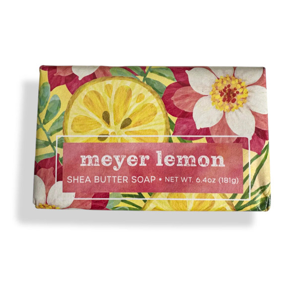 MEYER LEMON FRUIT SHEA BUTTER SOAP 6.4OZ