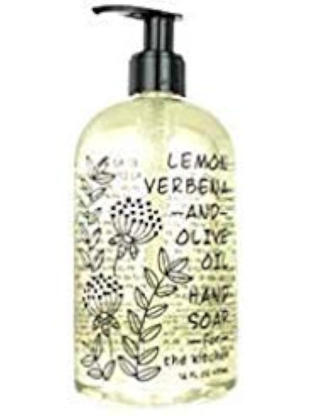 LEMON VERBENA AND OLIVE OIL KITCHEN LIQUID HAND SOAP 16 FL OZ