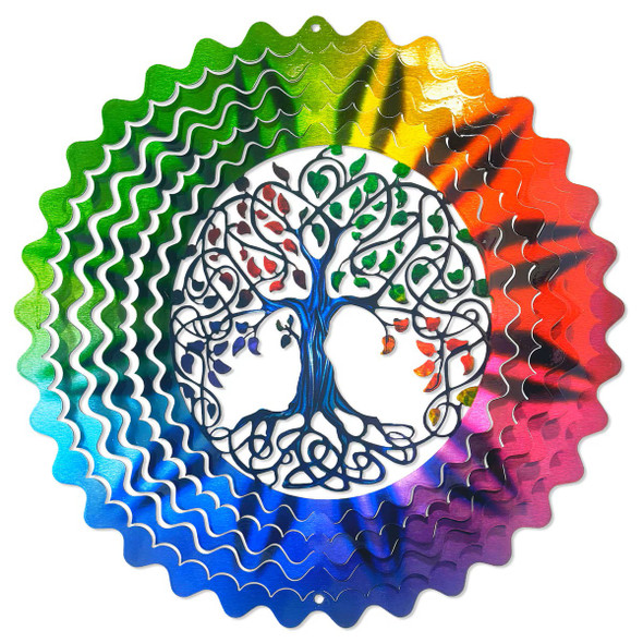 LARGE TREE OF LIFE MULTI COLOR SPINNER