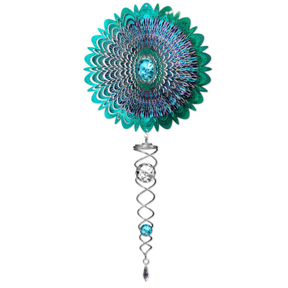 MINI CRYSTAL COSMIC MANDALA WIND SPINNER