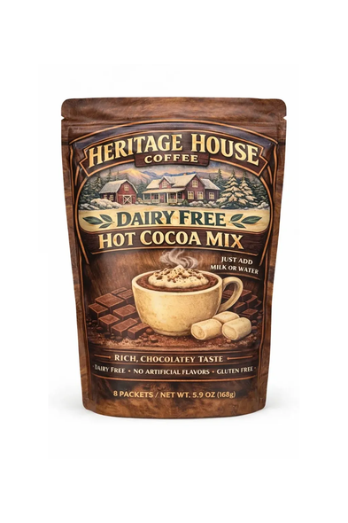 DAIRY FREE HOT COCOA MIX - 8 PACKETS
