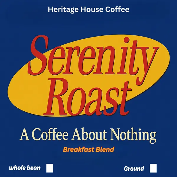 Our Serenity Roast Breakfast Blend is bright, smooth, and beautifully balanced. Light citrus notes meet a gentle sweetness, creating a clean, easy-drinking cup with a crisp finish. It's a mellow, refreshing roast that's perfect for starting your morning with clarity and comfort.